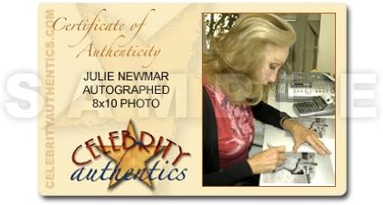 Julie Newmar Dedikált 8x10 Játszani Fotó