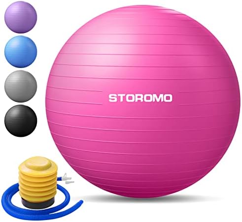 STOROMO Labda (45cm-vezetékhossza legfeljebb 95 cm lehet),Jóga Ball,Pilates Labda,Gyógyszer Golyó a Gyakorlat,hogy a Terápia Labdát, Szék,Extra