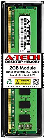 Egy-Tech 2GB RAM Csere HP 497157-D88 | DDR3 1600 mhz-es PC3-12800 1,5 V UDIMM Non-ECC 240-Pin DIMM Memória Modul
