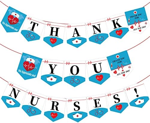 Köszönöm A Nővérek Banner Nővér Elismerését Héten Parti Dekoráció - Köszönöm Idősek Egészségügyi Orvos, Nővérek Parti Dekoráció