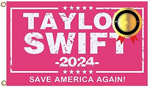 Taylor 2024 Zászló Rózsaszín Zenét Szerető Zászlók a Kert Kollégiumi Hálószoba, Nappali, Fali Dekor Vicces Gobelin Swift Banner Parti