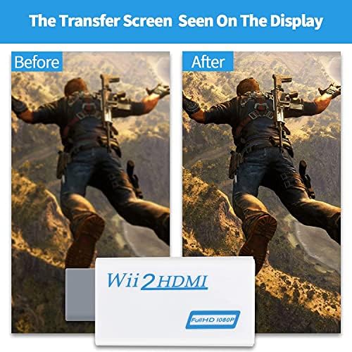 Wii, HDMI Átalakító, Wii, HDMI Adaptert, a Wii Konzol Kimenetet a Videó illetve Audió 3,5 mm-es Jack Audio Wii, HDMI Kimenet Kompatibilis