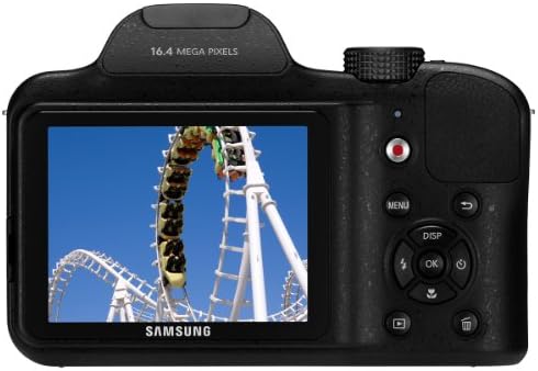 Samsung WB1100F 16.2 MP CCD Okos WiFi & NFC Digitális Fényképezőgép 35x Optikai Zoom, 3.0 LCD, illetve a 720p HD Videó (Fekete)