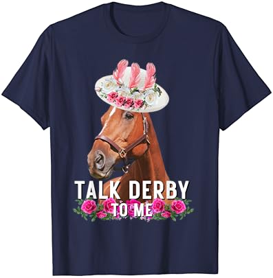 Beszélni Derby Nekem Lóverseny Vicces Derby-Nap Póló