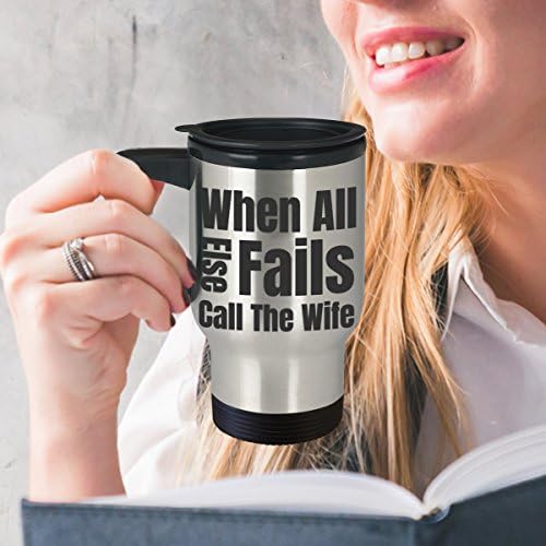 Ha Minden Kötél Fals Hívja Fel A Felesége - Újdonság Szülinapi Tea, Kávé Utazási Bögre Ajándékok