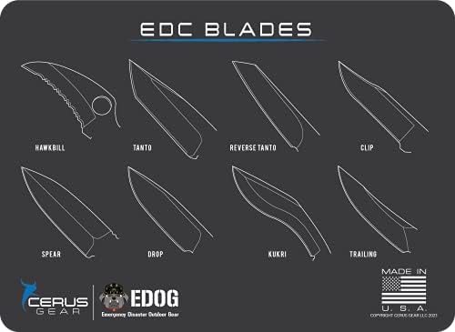 EDOG Kompakt EDC Felső Kés Stílusok - a Kés Rajongók Tisztítás, Szőnyeg, Egér Pad, Asztal, Pad, Asztal & Eork Felületi Védő Szőnyeg