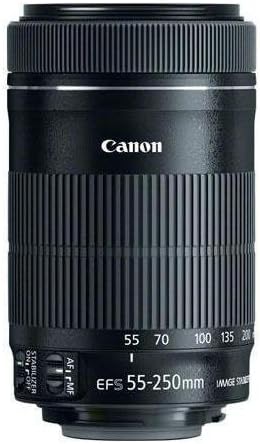 Canon EF-S 55-250mm f/4-5.6 STM Objektív Csomag. USA-ban. Érték Készlet w/Acc 8546B005