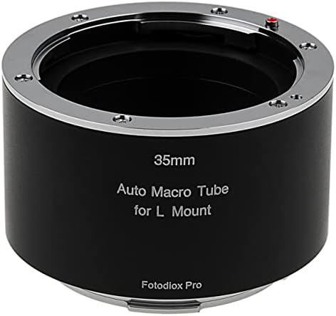 Fotodiox Profi 35 mm-es Automatikus Makró Hosszabbító Cső Kompatibilis L-Mount Szövetség MILC Fényképezőgépek az Extrém Közeli