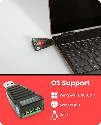 Gearmo USB-RS-422/485 Átalakító FTDI CHIP w/Terminálok