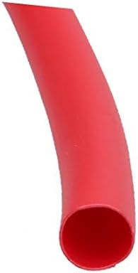 X-mosás ragályos 5M Hossz 5mm Belső Átm Poliolefin Égésgátló Cső Piros Vezeték Javítása(Tubo ignífugo de poliolefina de diámetro