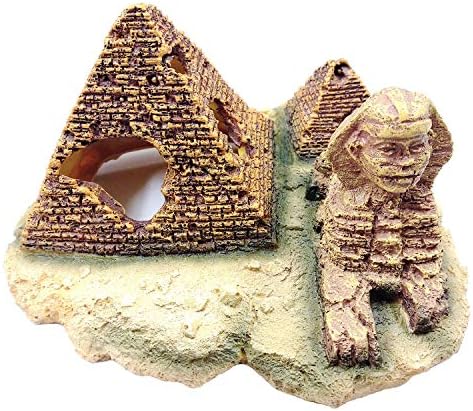 M2cbridge Akvárium Dekoráció Kastély Akvárium Dekoráció Áll Egyiptomi Piramis Jöttetek Bujkál Barlang Fa Ház Rejtekhely