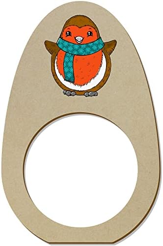 Azeeda 5 x 'Robin Sál' Fa Szalvéta Gyűrű/Jogosultjai (NR00053010)