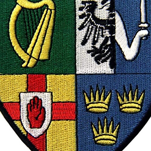 Írország Tartományok Pajzs Jelkép Ír címer, Zászló Hímzett Vasalót Varrni Javítás