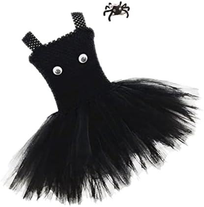 ABOOFAN Halloween Lányok Tutu hercegnő fekete géz tutu kislányok tütü szoknyát halloween boszorkány tutu Ruha Lány Jelmez