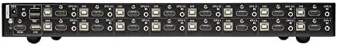 Tripp Lite DisplayPort/USB KVM Switch 16-Port Audio/Video 4K-60Hz 1URM (B024-DPU16)