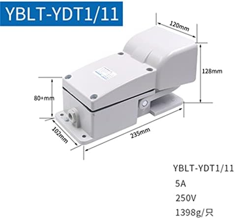 gande 1db lábkapcsoló YBLT-EKW/5A/B Egyéni beállítások Visszaállítása Pontot YBLT-3/4 Gép Pedál YBLT-YDT1/11 (Szín : YBLT-YDT1-11)