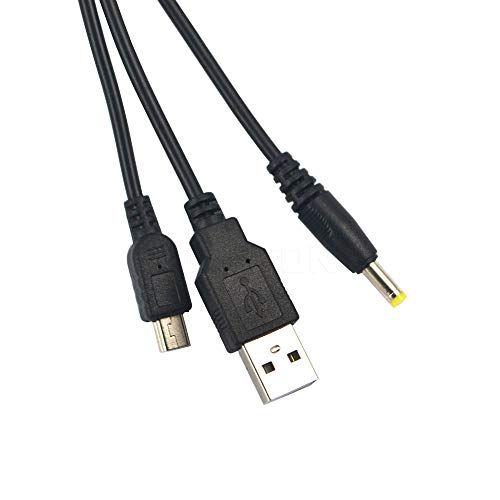 Lysee tápkábelek - Kebidumei Játékok, Tartozékok 2 az 1-ben USB adatkábel + Töltő kábel Kábel a PSP 2000 3000 hálózati Kábel