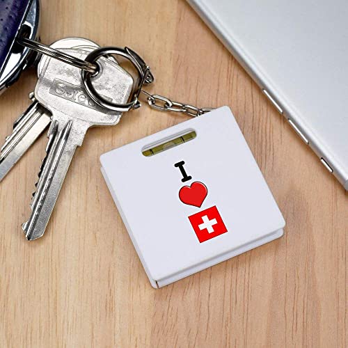 'Szeretem Svájc' Kulcstartó mérőszalag/Szellem Szinten Eszköz (KM00027854)