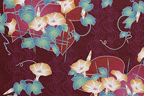 Ambesonne Virágos Jóga Szőnyeg, Törölköző, Folyamatos Bindweed Japán Hagyományos Illusztráció, Csúszásmentes Verejték Nedvszívó