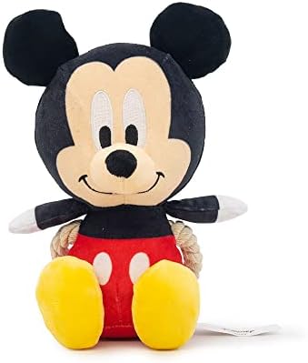 Csat-Le Disney Kutya Játék Mickey Egér Chibi Ülő Póz Kisállat Játék, Plüss, Kötéllel