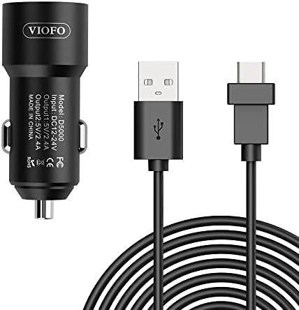 VIOFO D5000 C-Típusú USB-Cigaretta Töltő A229/A139 Pro/T130 Kamera