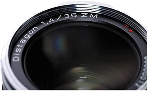 ZEISS Ikon Distagon T* ZM 1.4/35 Széles Látószögű Kamera Lencséje a Leica ZM-Mount Távolságmérő Kamera, Fekete