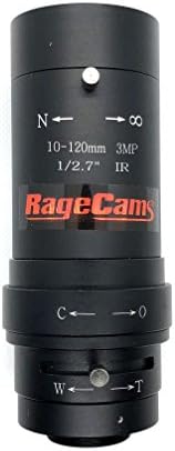 10-120mm 3 Megapixeles Hosszú távú Zoom KAMERÁK CCD CMOS 4k 1080p HD Kézi Írisz, CS Mount, Varifokális Kamera Lencse 3MP által RageCams