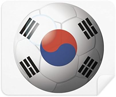 Korea Nemzeti Zászló labdarúgás Labdarúgás tisztítókendővel Képernyő Tisztító 2db Velúr Szövet
