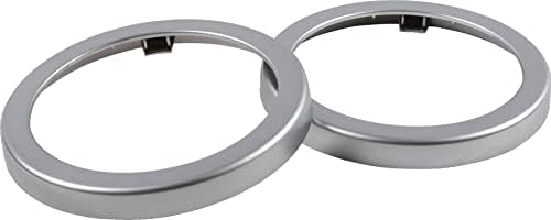 San Jamar Csere Műanyag Fém Kivitelben Gyűrűk EZ-Fit Kupa Rendszerek, Ezüst, (Csomag 2)