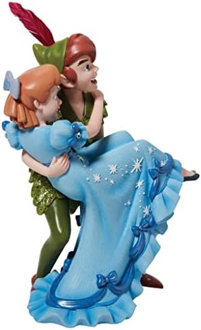 Enesco Disney Bemutató Peter Pan Nála Wendy Kedves Figura, 8.26 Inch, Többszínű