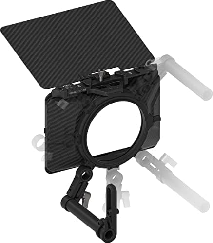 Hersmay Mini Matt Doboz Könnyű Clip-on Camea Matt Doboz 15 mm-es Rúd Fogót a DSLR tükör nélküli Fényképezőgép Sony A7IV A7 A9 A7R A7S II.,