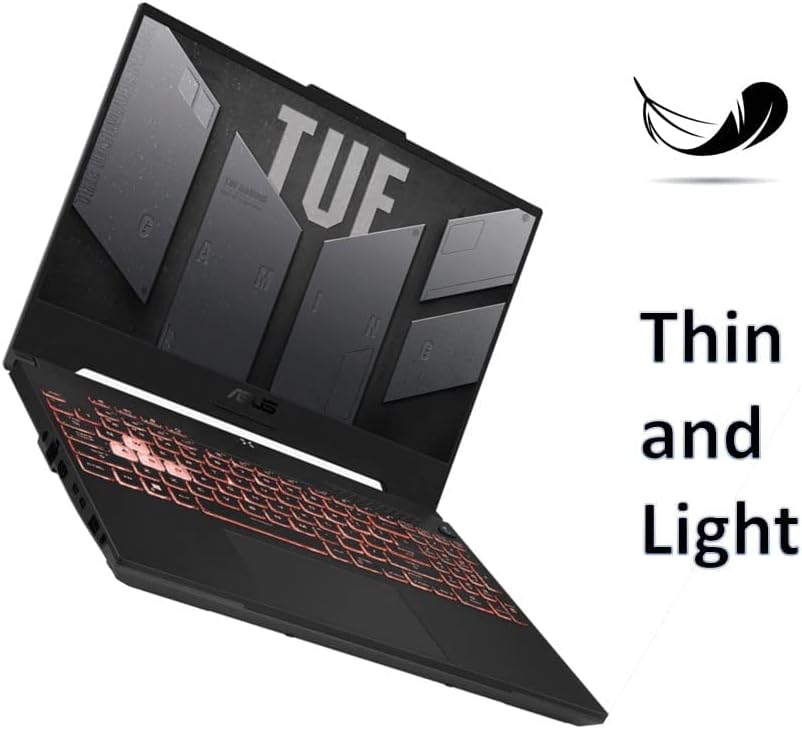 ASUS 2022 Legújabb TUF Szerencsejáték-A15 15.6 FHD 144 hz Laptop - AMD Ryzen 7-6800H -RTX 3050 Ti, DDR5, MUX, RGB Háttérvilágítású