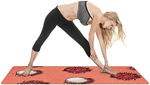 YFBHWYF Yoga Mat - Környezetbarát Csúszásmentes Fitness Edzés Mat, Edzés Mat a Jóga, a Pilates, valamint Emelet Gyakorlatok